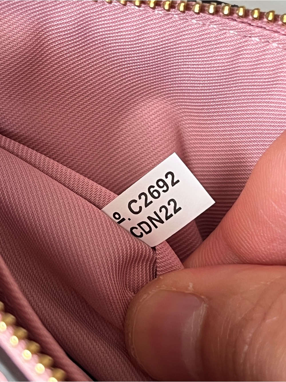 Coach Double Zip Wristlet In Signature Denim - Picture 8 of 8